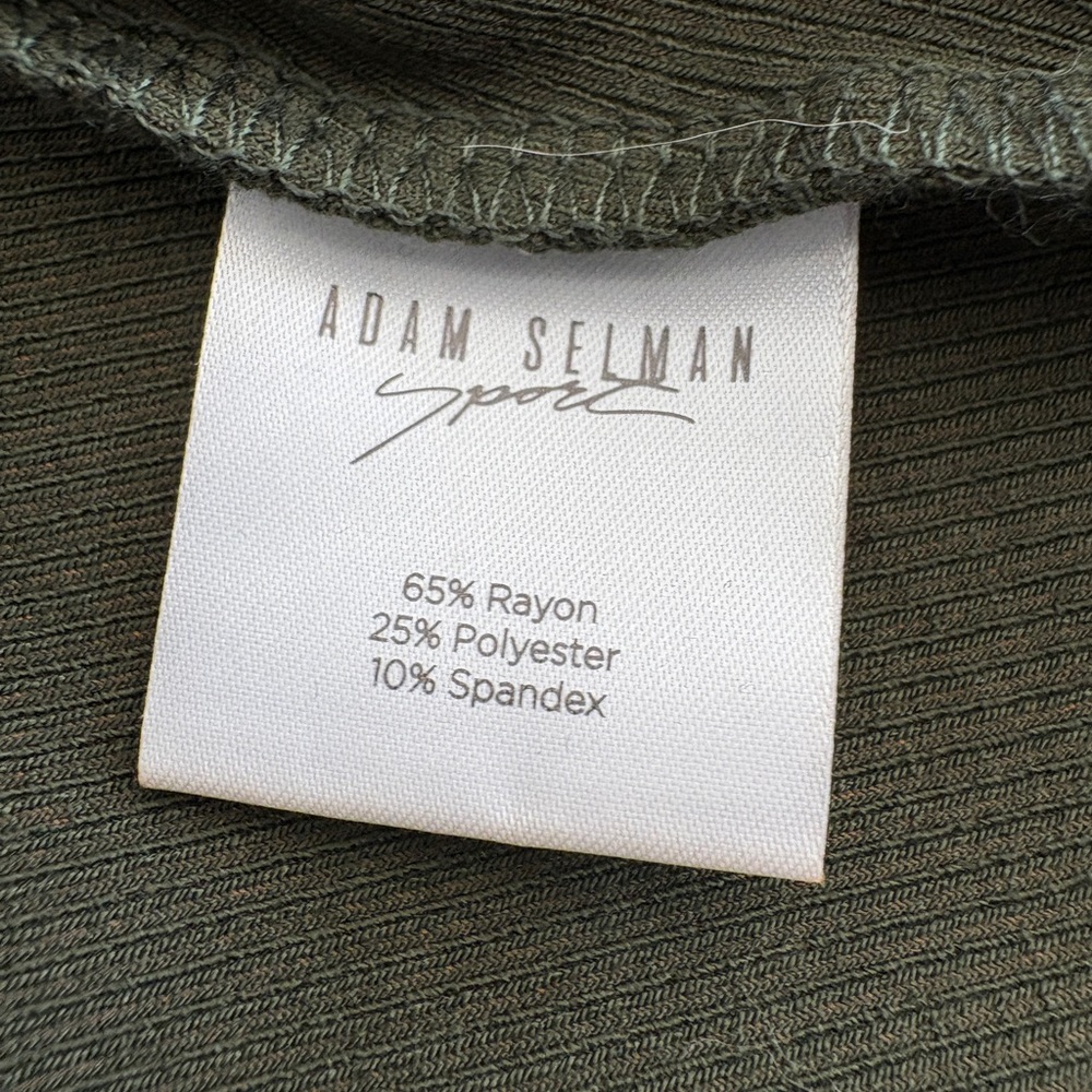 Adam Selman Square Neck Cardigan in “Army” green - Picture 14 of 14